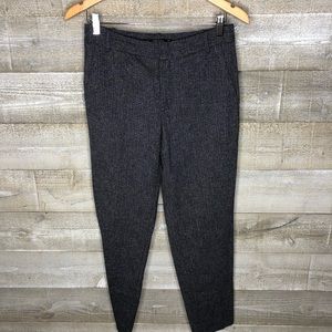 Zara navy tweed office career work pants